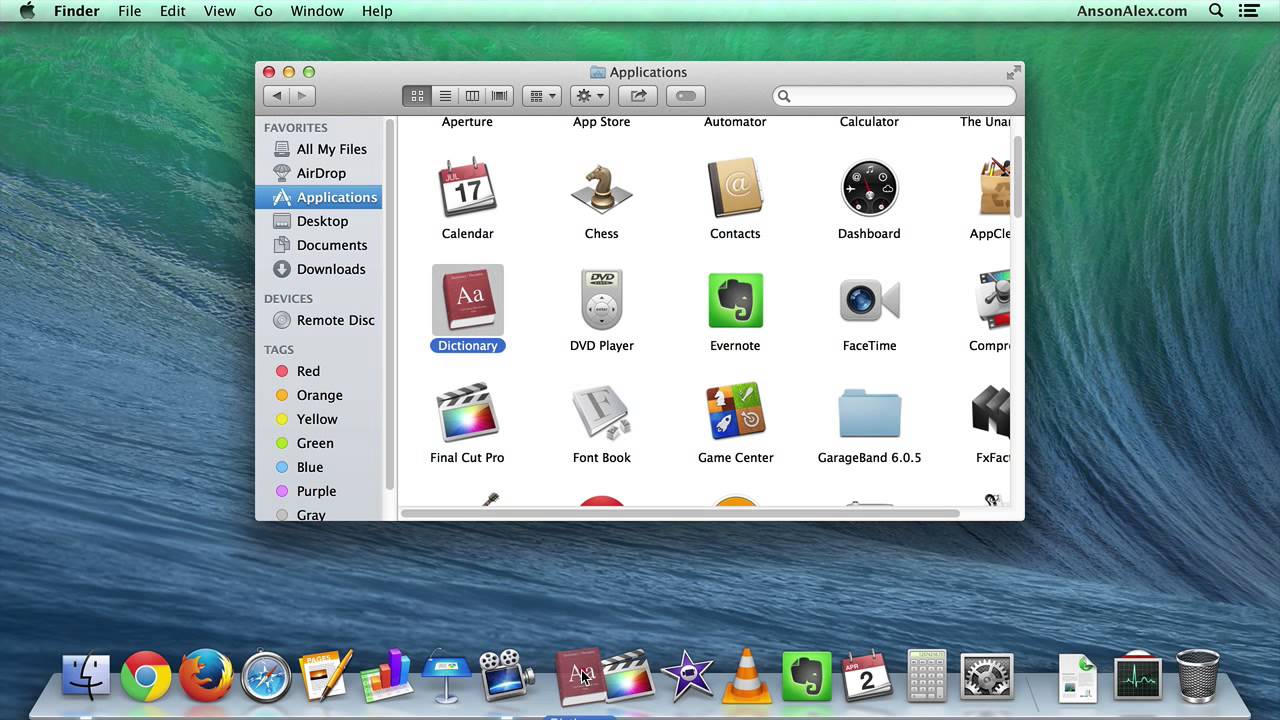 How to remove an app from mac desktop